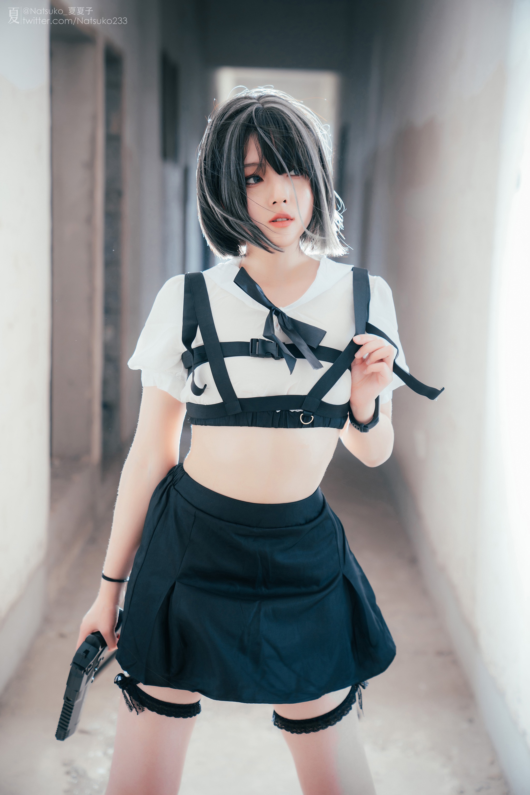 图片[1]-Natsuko夏夏子 – NO.058 绑带特工[40P]-XikXak